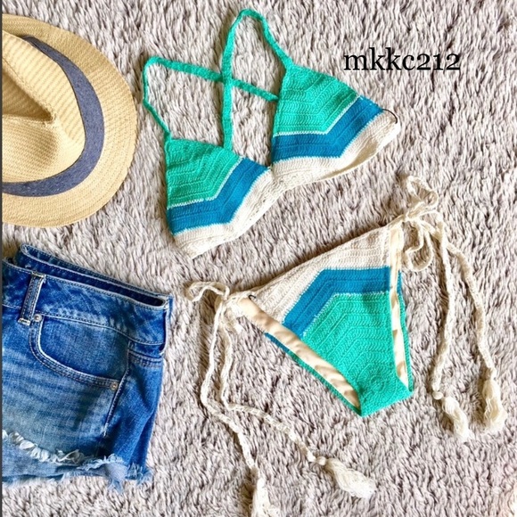 Vitamin A•Crochet Bikini•NWT - Picture 5 of 5